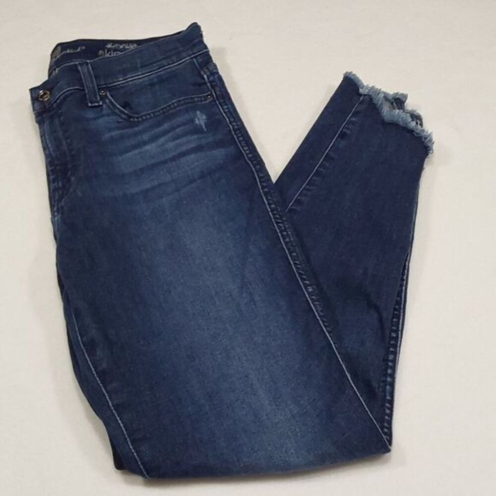 7 for all mankind ankle skinny jeans‎ size 28
